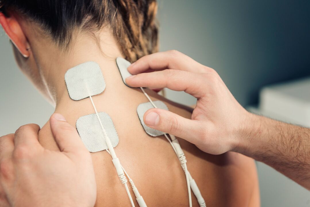 Elektroforese voor de behandeling van osteochondrose van de nek