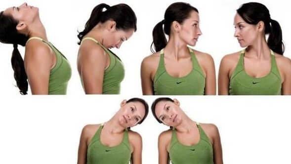 gymnastiek voor de nek voor osteochondrose