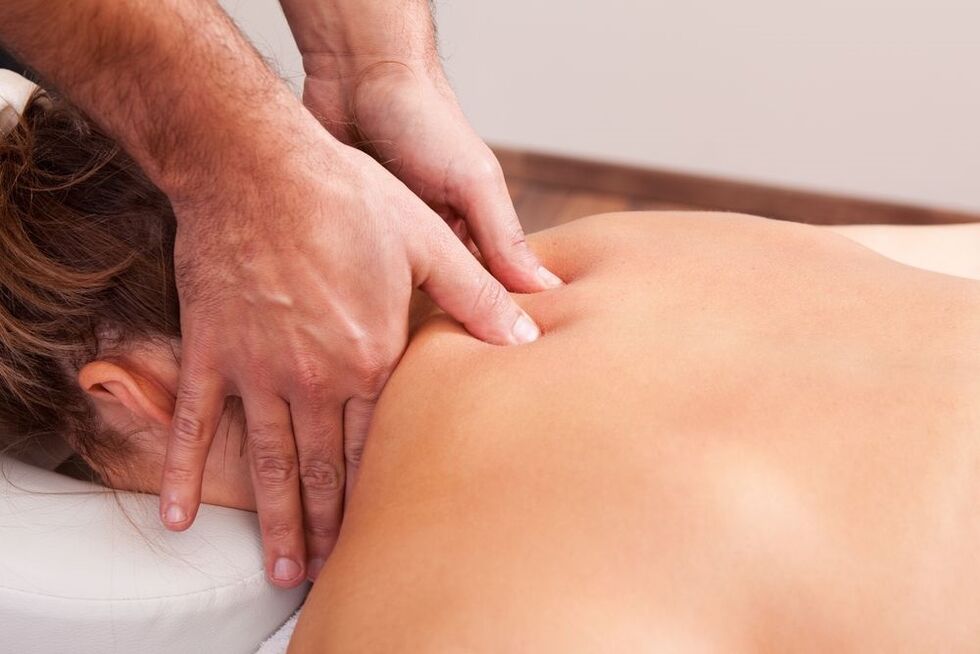 nekmassage voor osteochondrose